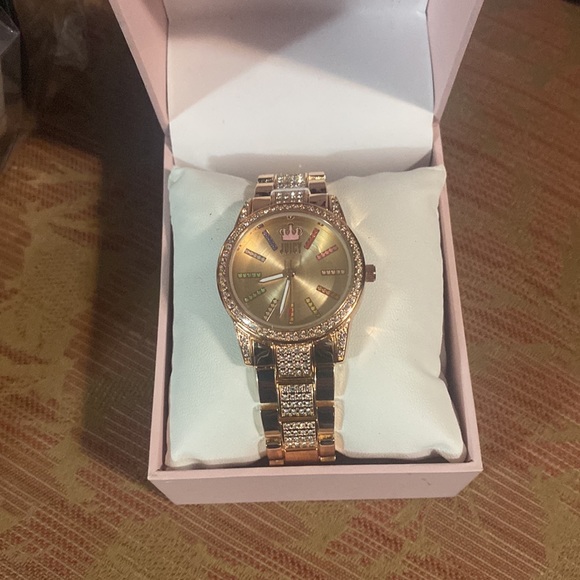 Juicy Couture?rim/rose gold NIP?+?Matching watch NIB+1.5”w Juicy Dangle? main image 8